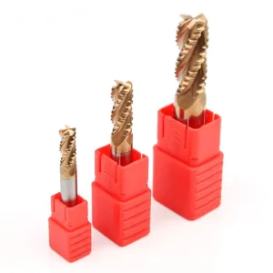 tungsten carbide roughing end mill for steel HRC55 rough milling cutter
