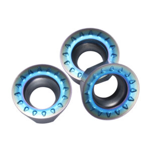 RPMT carbide milling insert RPMT08T2 with CVD or PVD coating for CNC milling carbon steel, alloy steel, stainless steel and cast iron